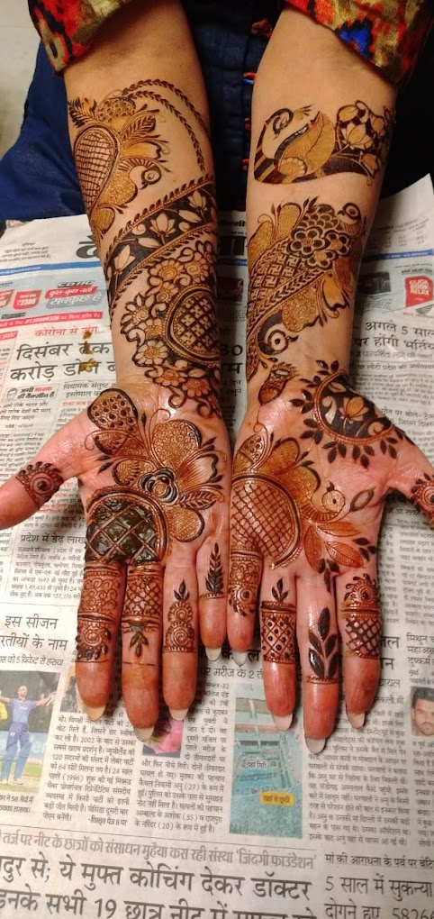 Ganesh mehndi art